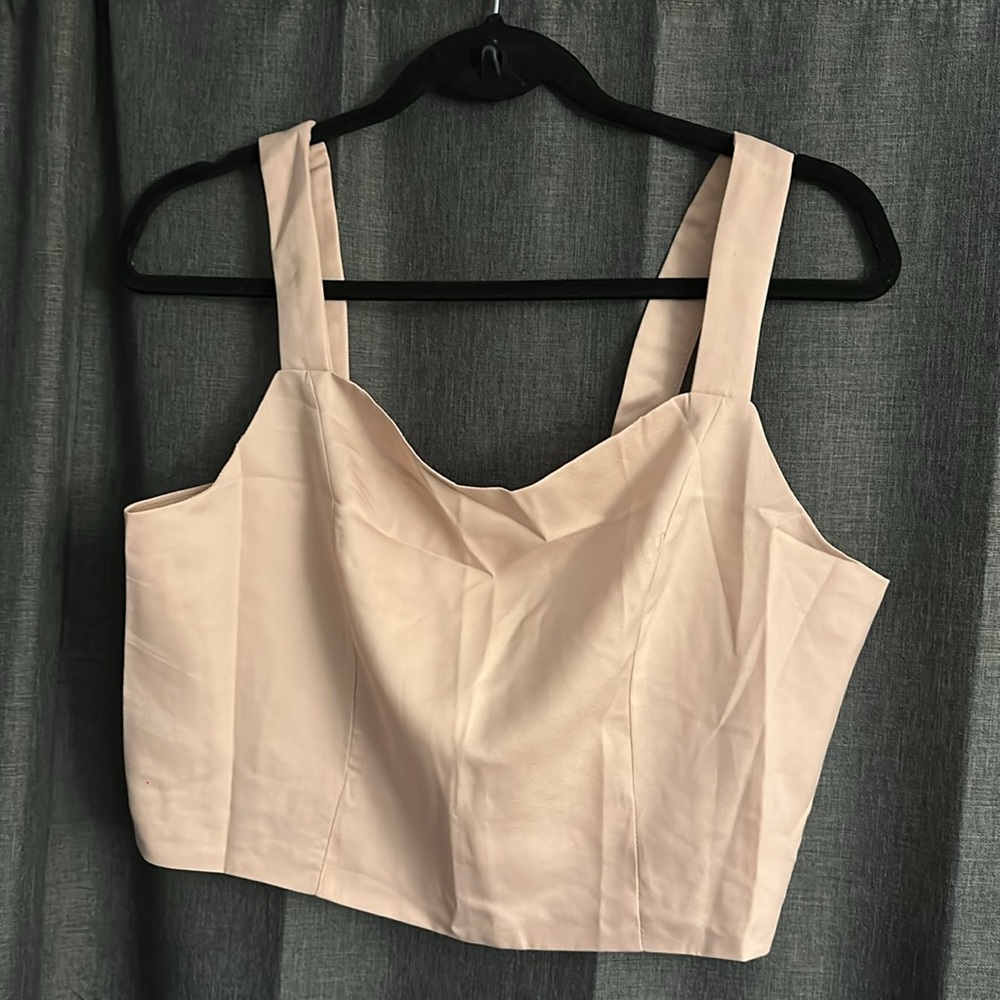 Tan Top and Pant Set